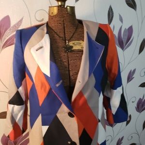 Anne Klein multi colored jacket